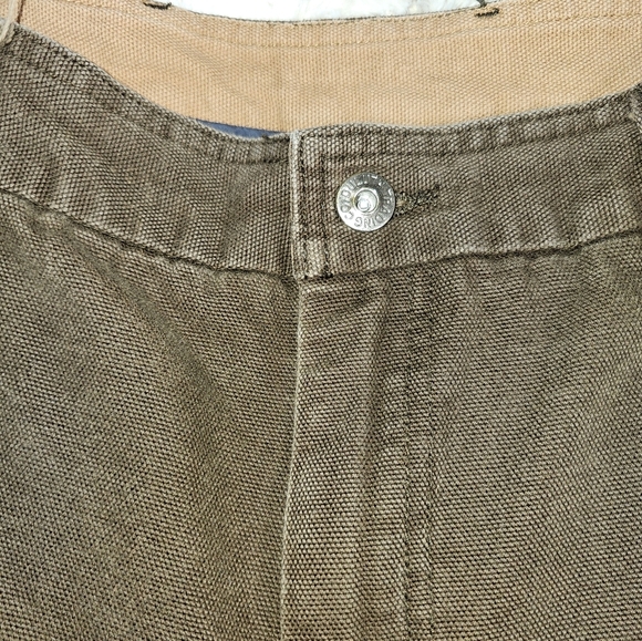 Duluth Trading Men's Brown Cargo Workwear pants Short 38x28 - Picture 4 of 14